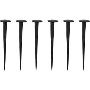 House Doctor Wall Kleiderhaken 6er Set 8 cm, Schwarz