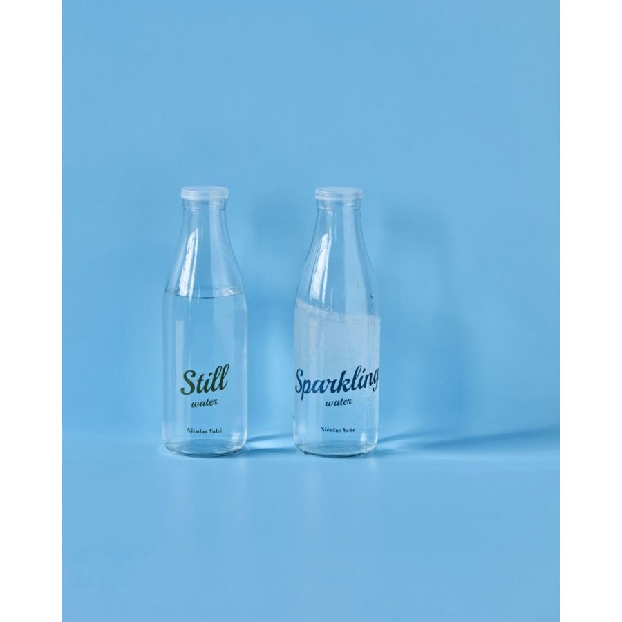Nicolas Vahé Water Flasche mit Deckel 2er Set 1 L