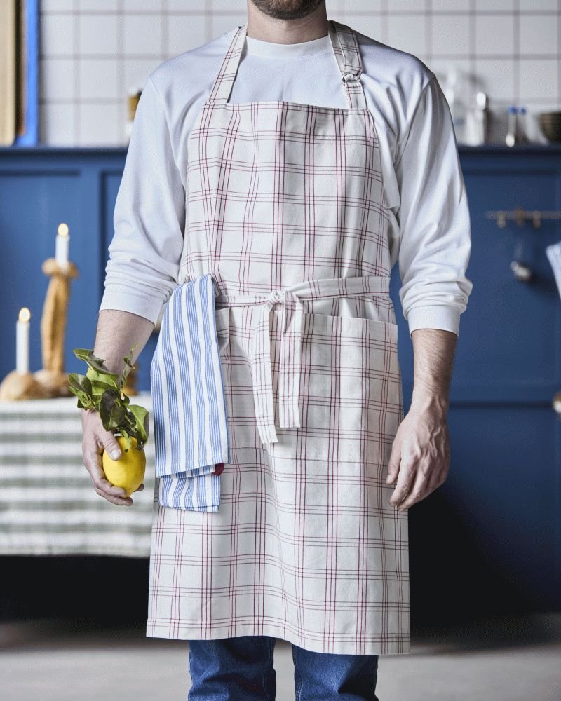 Nicolas Vahé Chef Schürze, Rot