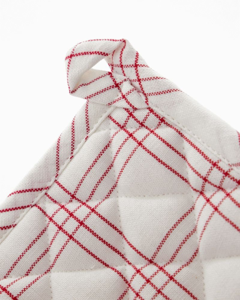 Nicolas Vahé Chef Topflappen 2er Set 22,5x22,5 cm, Rot