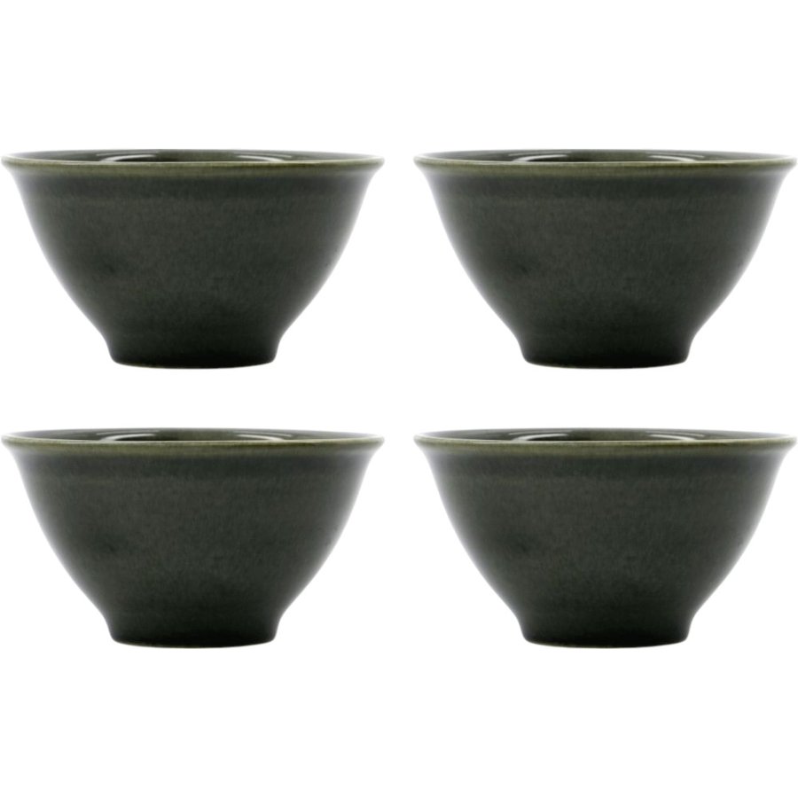 Nicolas Vahé Hala Schalen 4er Set 12 cm, Grün