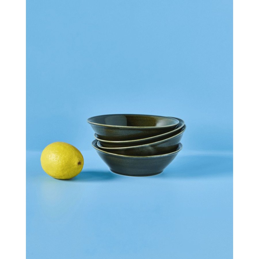 Nicolas Vahé Hala Schalen 4er Set 17 cm, Grün