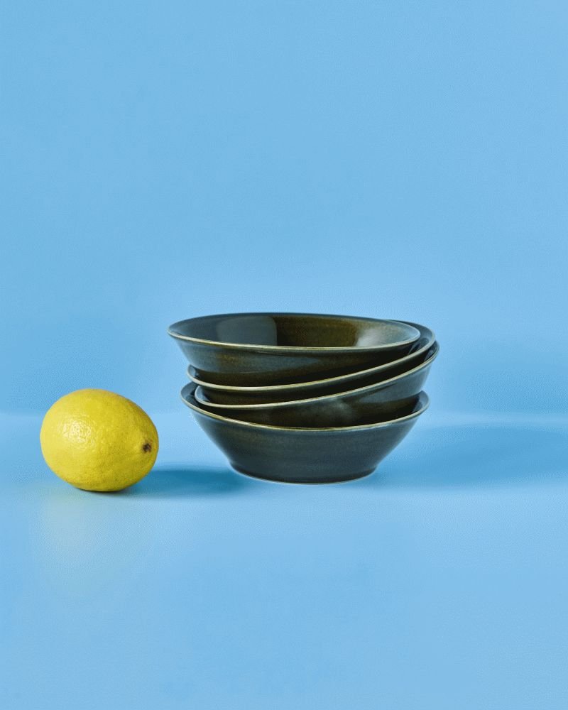 Nicolas Vahé Hala Schalen 4er Set 17 cm, Grün