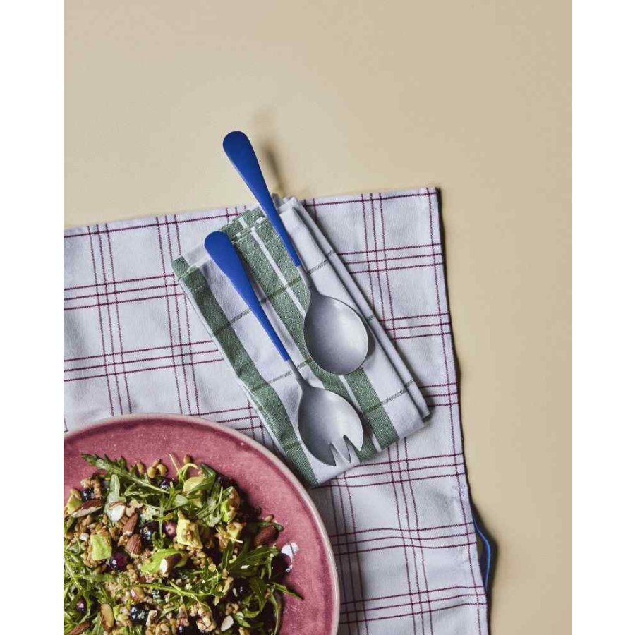 Nicolas Vahé Salatbesteck 2-teilig 20 cm, Blau