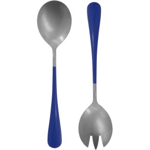 Nicolas Vah Salatbesteck 2-teilig 20 cm, Blau