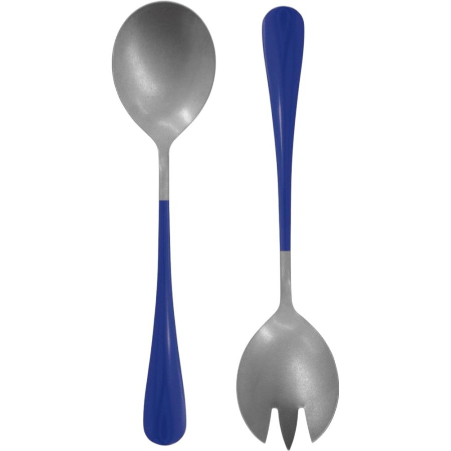 Nicolas Vahé Salatbesteck 2-teilig 20 cm, Blau