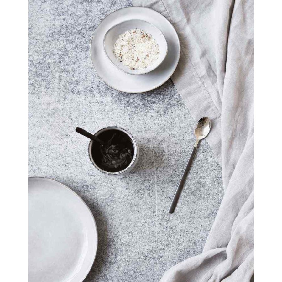 House Doctor Ox Löffel Lang 4er Set, Schwarz/Silber