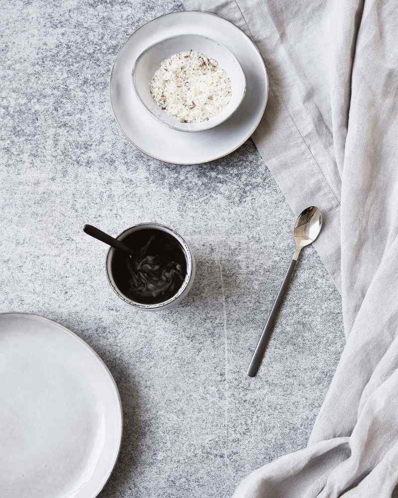 House Doctor Ox Löffel Lang 4er Set, Schwarz/Silber
