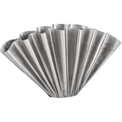 House Doctor Flood Vase H30 cm, B�rstet S�lvfinish