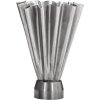 House Doctor Flood Vase H33 cm, Gebürstetes Silberfinish