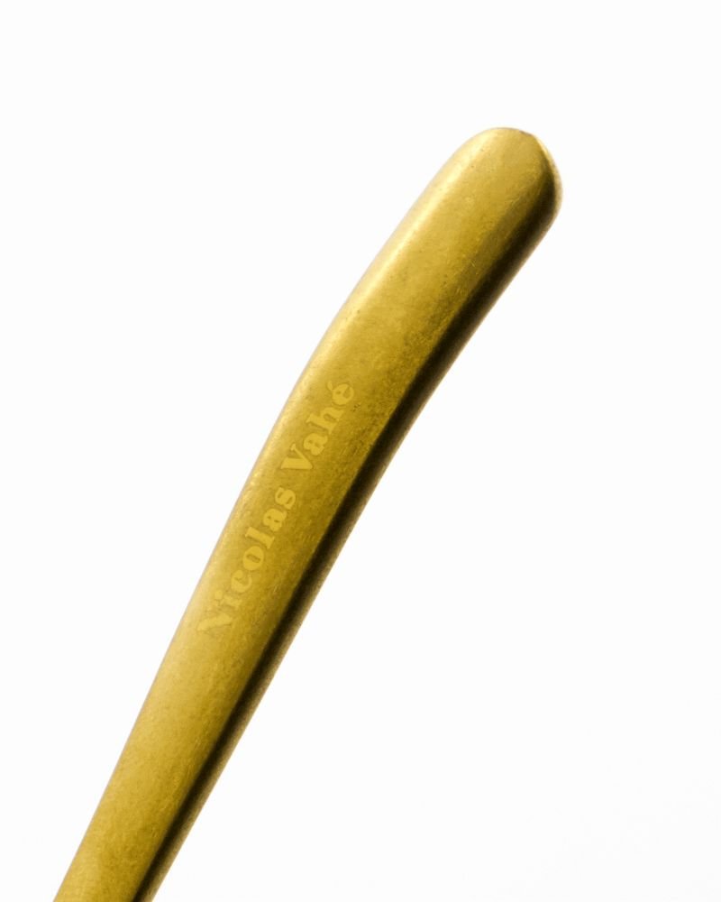 Nicolas Vahé Teelöffel 4er Set, Antikes Goldfinish