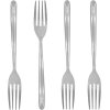Nicolas Vahé Kuchengabel 4er Set, Antikes Silberfinish