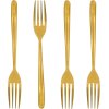 Nicolas Vahé Kuchengabel 4er Set, Antikes Goldfinish