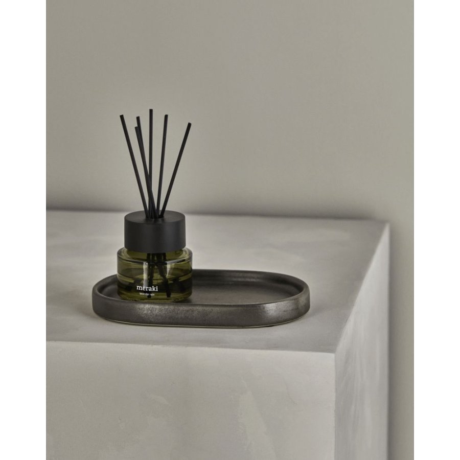 Meraki Datura Tablett 20 cm, Dunkelgrau
