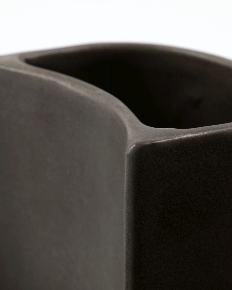 Meraki Datura Bürsten- und Seifenhalter H12,5 cm, Dunkelgrau