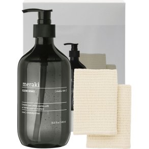 Meraki Geschenkbox mit Splmittel und Spltuch