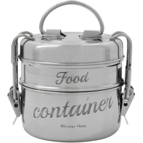 Nicolas Vah Voedselcontainer 780 ml, Zilverafwerking