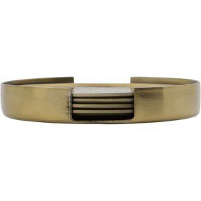 House Doctor Hammer Glasuntersetzer 4er Set 10,5 cm, Goldfarben