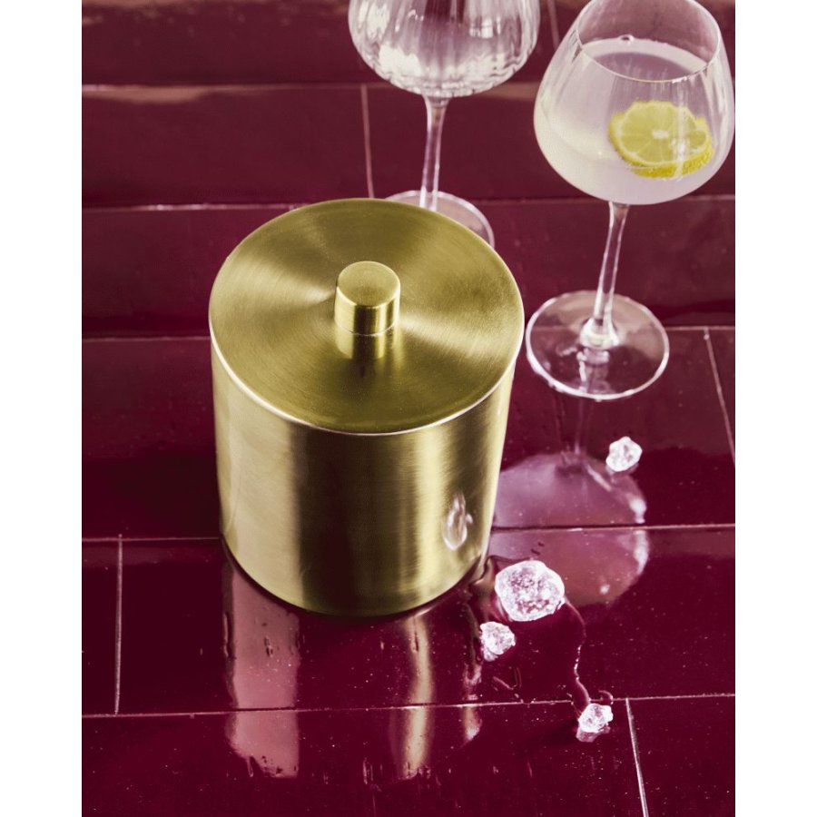 House Doctor Kett Eiseimer 2 L, Antikes Messingfinish
