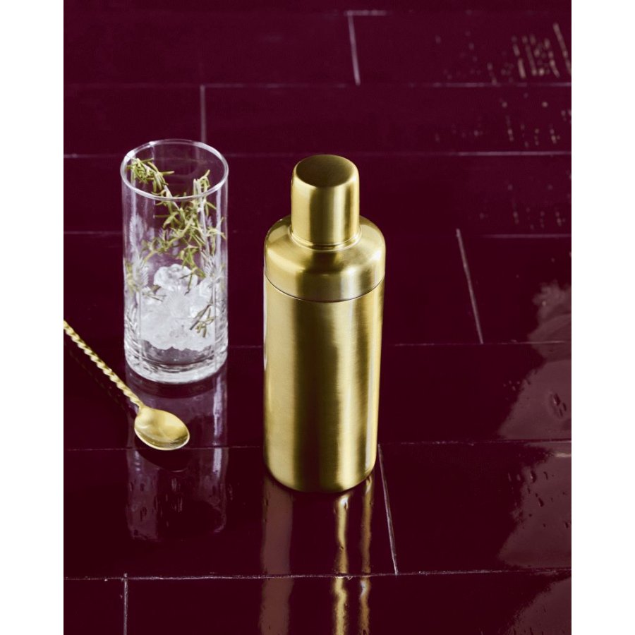 House Doctor Kett Shaker 65 cl, Antikes Messingfinish