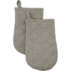 House Doctor Chef Ofenhandschuh 2er Set 14x24 cm, Dunkelgrau