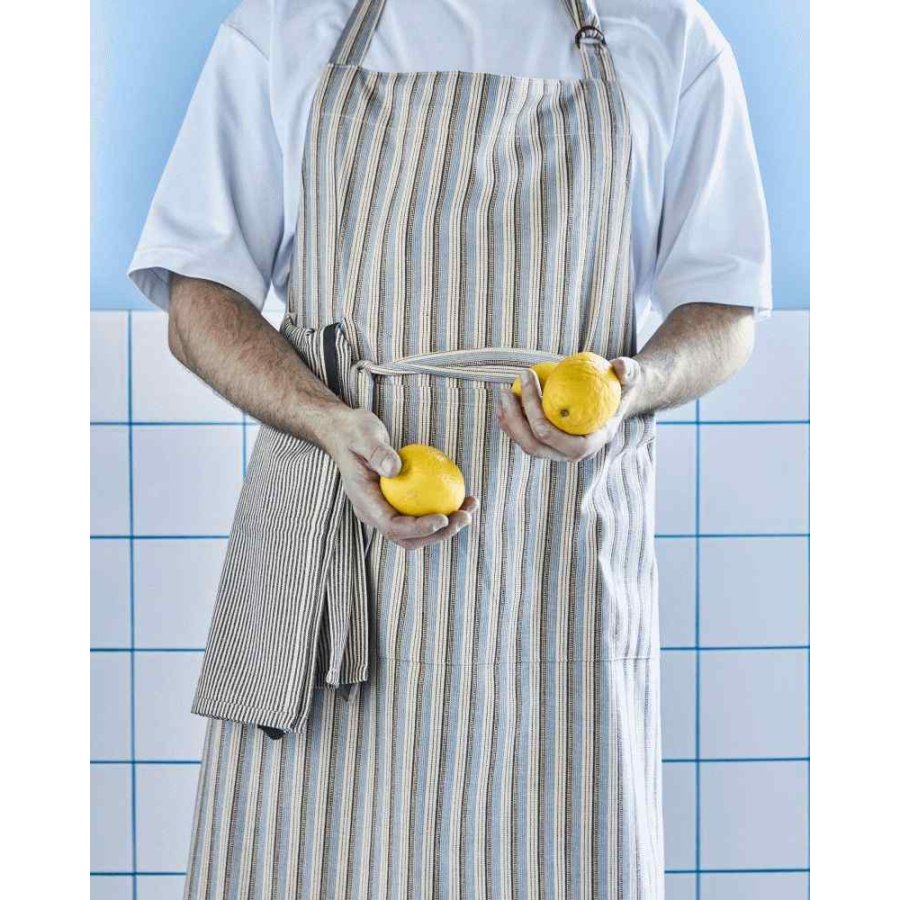 House Doctor Cook Schürze, Blau/Sand