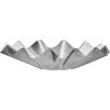 House Doctor Flood Schale 35 cm, Gebürstetes Silberfinish