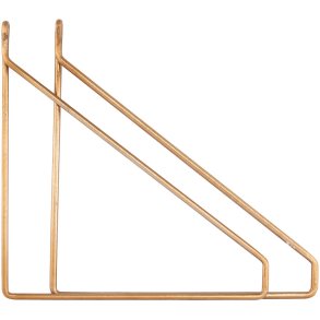 House Doctor Apart Hyldebærer 25 cm 2 stk, Messing