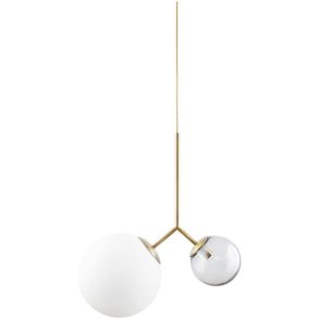 House Doctor Twice Pendelleuchte 47 cm, Grau