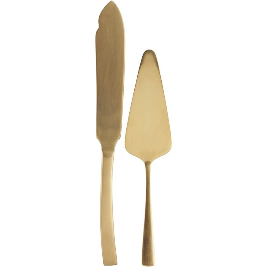 House Doctor Golden Tortenbesteck Set, Gold