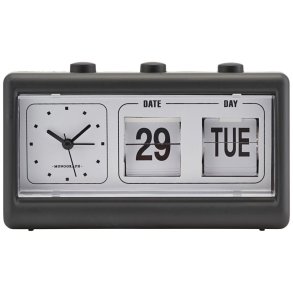 Monograph Retro Ur 19 cm, Sort