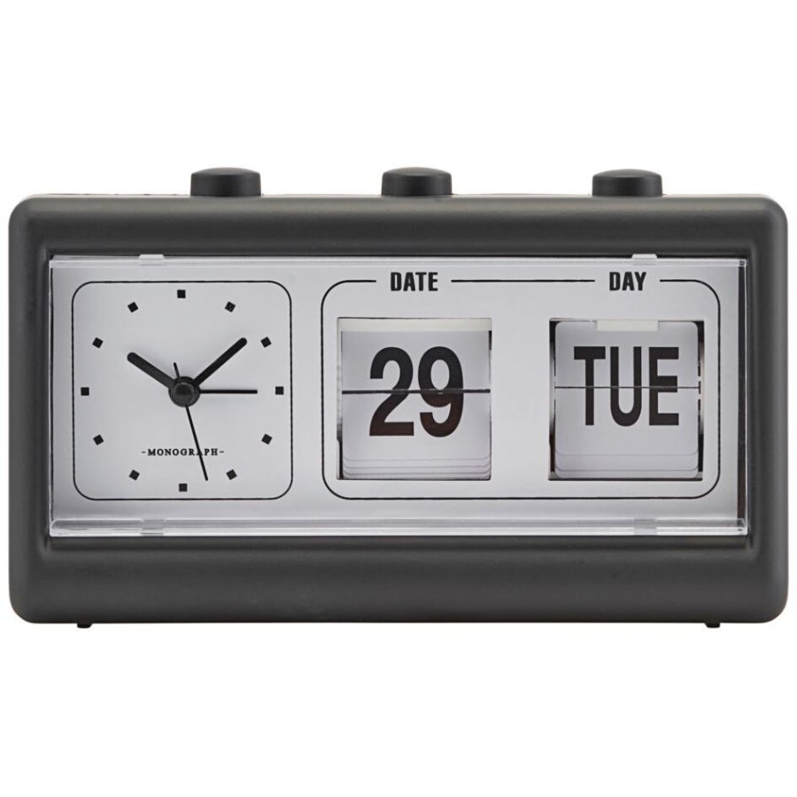 Monograph Retro Ur 19 cm, Sort