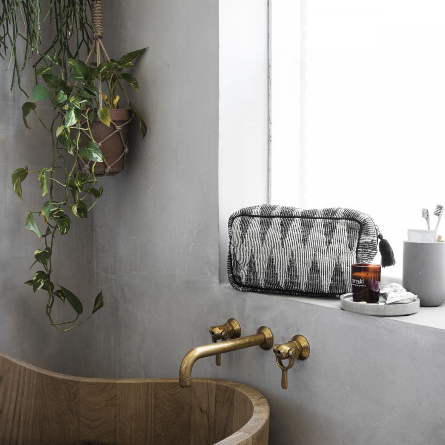 Meraki Toilettaske, Jacquardvvet bomuld