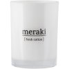 Meraki Duftkerze 10,5 cm, Fresh Cotton