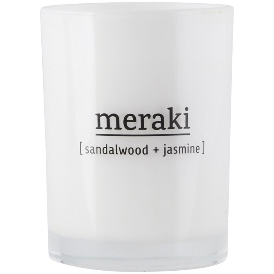 Meraki Duftkerze 10,5 cm, Sandalwood & Jasmin