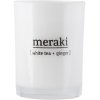 Meraki Duftkerze 10,5 cm, White tea & Ginger