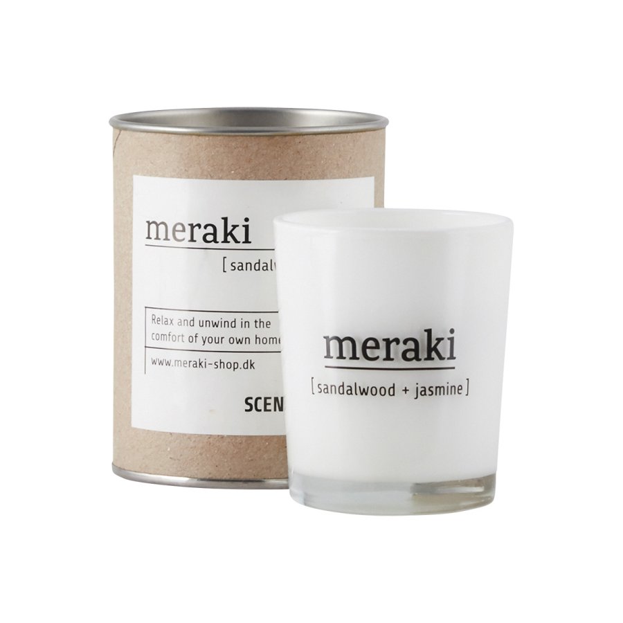 Meraki Duftkerze 6,7 cm, Sandalwood & Jasmin