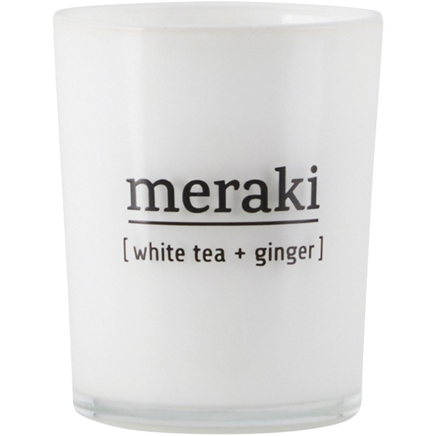 Meraki Duftkerze 6,7 cm, White Tea & Ginger