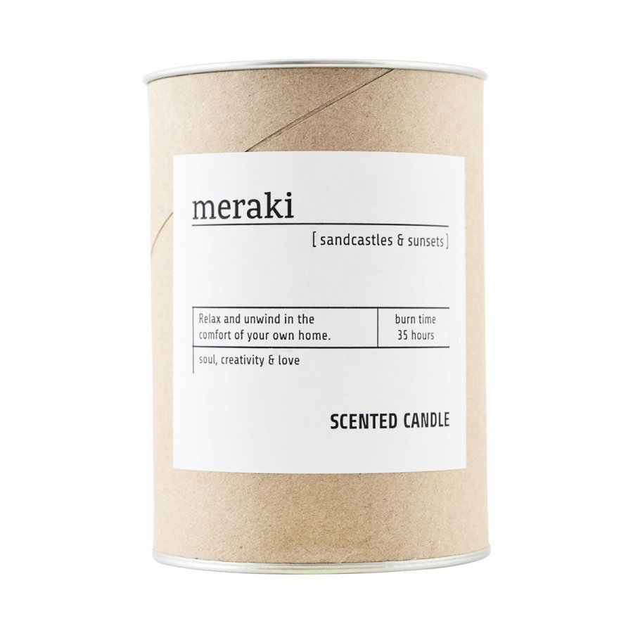 Meraki Duftkerze 10,5 cm, Sandcastles & Sunsets