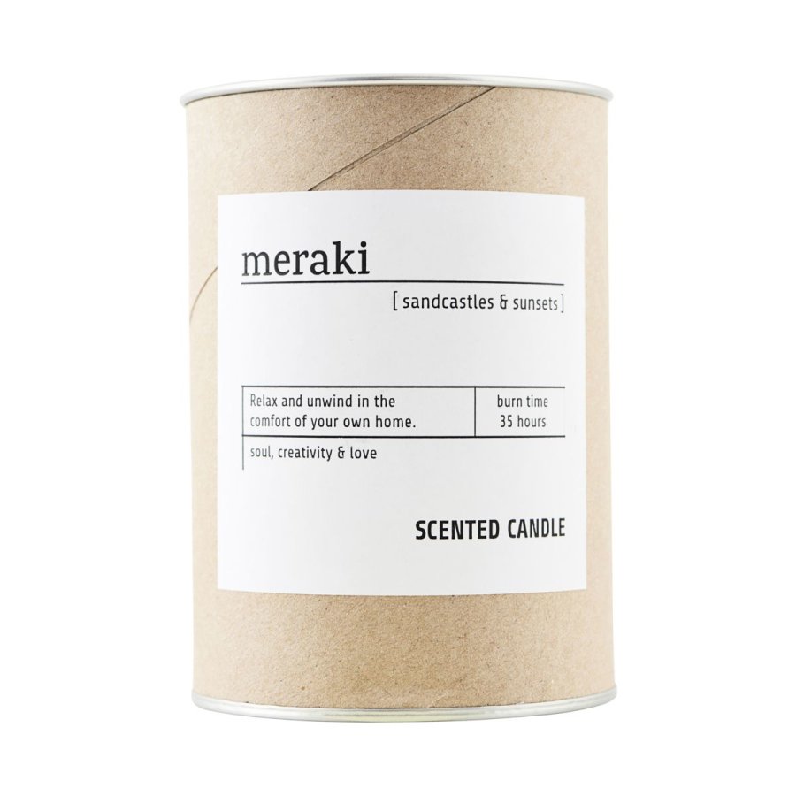 Meraki Duftkerze 10,5 cm, Sandcastles & Sunsets