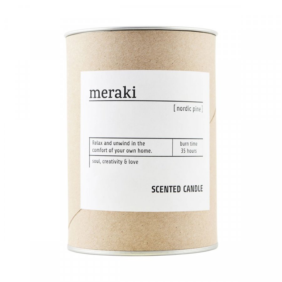 Meraki Duftkerze 10,5 cm, Nordic Pine