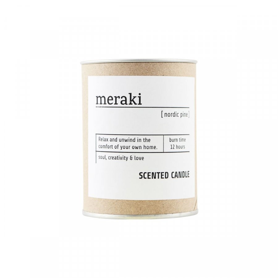 Meraki Duftkerze 6,7 cm, Nordic Pine