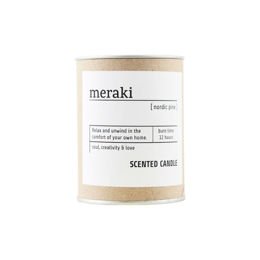 Meraki Duftkerze 6,7 cm, Nordic Pine