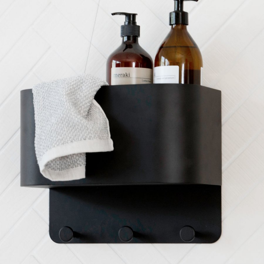 House Doctor Pock Knag/lomme til vg H24 cm, Sort