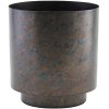 House Doctor Urtepotte Como, H25 cm, Mat jern/Sort