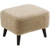 House Nordic Lunaro Puf H39 cm, Lysebrun