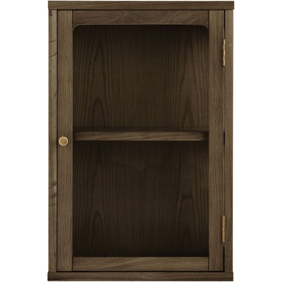 House Nordic Zamora V�gh�ngt Vitrineskab 40x60 cm, Eg/Egetr�sfiner