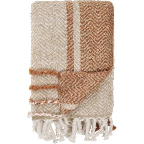 House Nordic Almora Plaid 130x180 cm, Beige/Orange