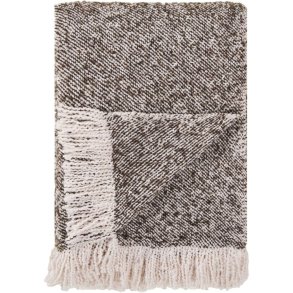 House Nordic Sira Plaid 130x180 cm, Beige/Brun