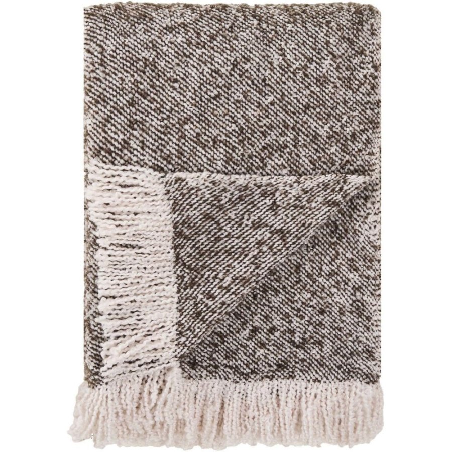 House Nordic Sira Plaid 130x180 cm, Beige/Brun